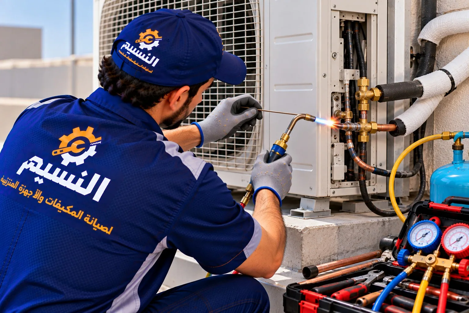 قياس ضغط الوحدة الخارجية