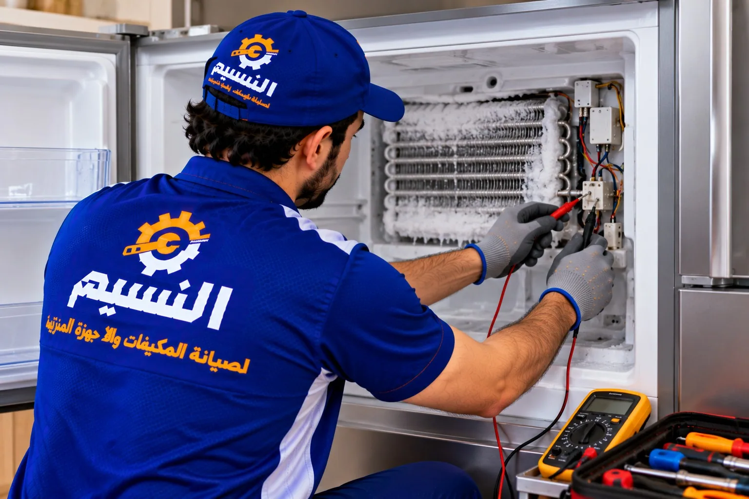إصلاح ولحام دائرة تبريد الثلاجة